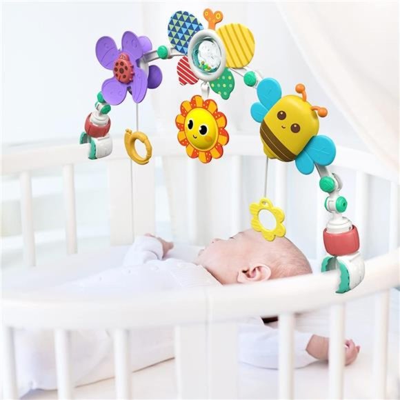 Toys Baby Play Arch Crib Toys Crib Mobile For Pack And Play Yellow